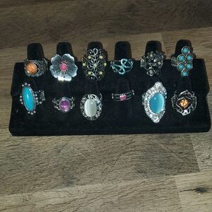 New Paparazzi One Size Elegant Multi-Color Ring Set